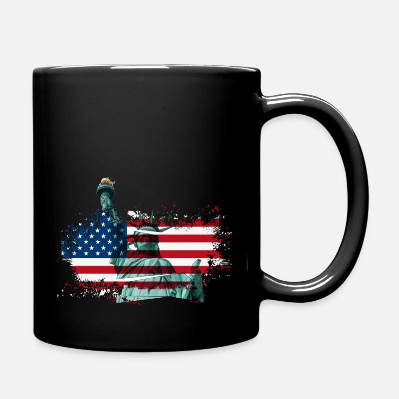 Mosaïque de la liberté : Édition Statue de la Liberté - Mug uni - noir