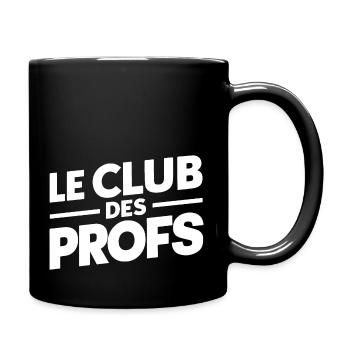 Le club des profs - Mug uni - noir - Droite