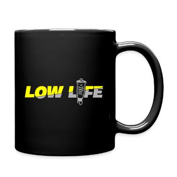 Low Life Gewinde - Tasse einfarbig - Schwarz - Rechts