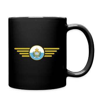 I love San Marino, elegance style design T-Shirt - Full Colour Mug - black - Right