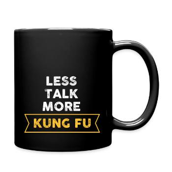 kung fu is not my hobby its my calling Design - Tasse einfarbig - Schwarz - Rechts
