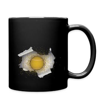 Tennis Ball - Full Colour Mug - black - Right
