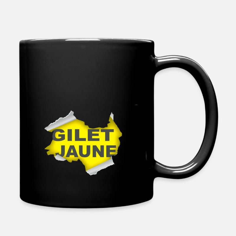 Gilet Jaune - Mug uni - noir