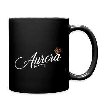 Aurora Custom Name for Women Kids Toddlers - - Full Colour Mug - black - Right