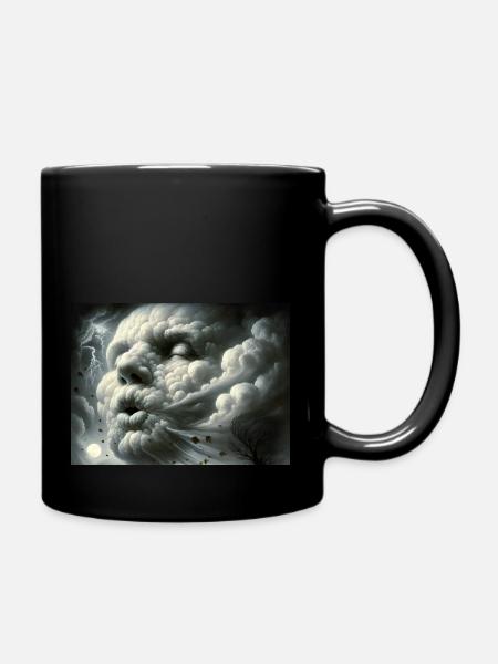 Wind - Tasse einfarbig - Schwarz