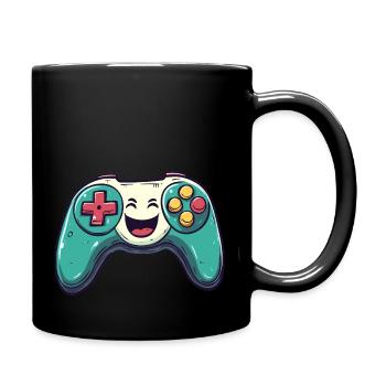 Manette amusante pour les joueurs - Mug uni - noir - Droite