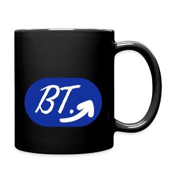 BT. Nice blue - Tasse einfarbig - Schwarz - Rechts