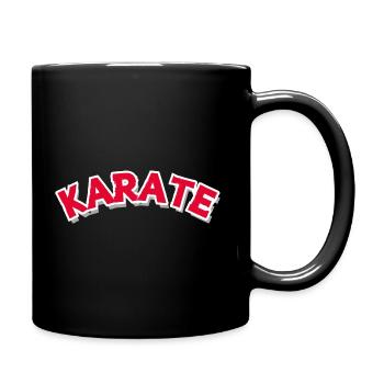 Karate Round1 - Full Colour Mug - black - Right
