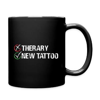 Therapy New Tattoo Inked Skin Illustration Body - Full Colour Mug - black - Right