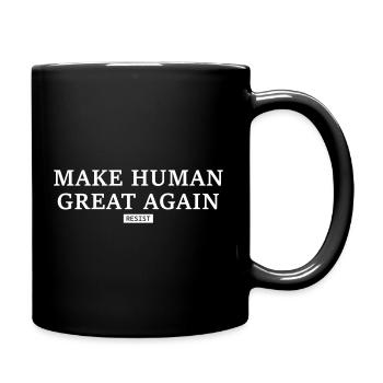 AMERIKANISCHER TRAUM 2 - Tasse einfarbig - Schwarz - Rechts