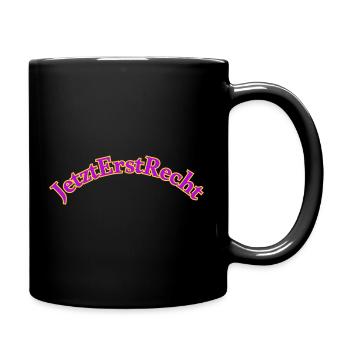 JetztErstRecht - Tasse einfarbig - Schwarz - Rechts
