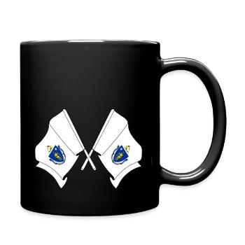 Deux drapeaux ont traversé le Massachusetts - Mug uni - noir - Droite