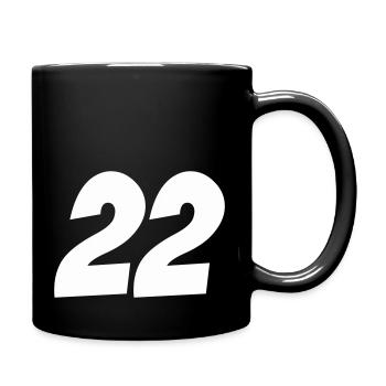 22 - Tasse einfarbig - Schwarz - Rechts