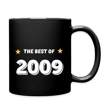 Das Beste aus 2009 - Tasse einfarbig - Schwarz - Rechts