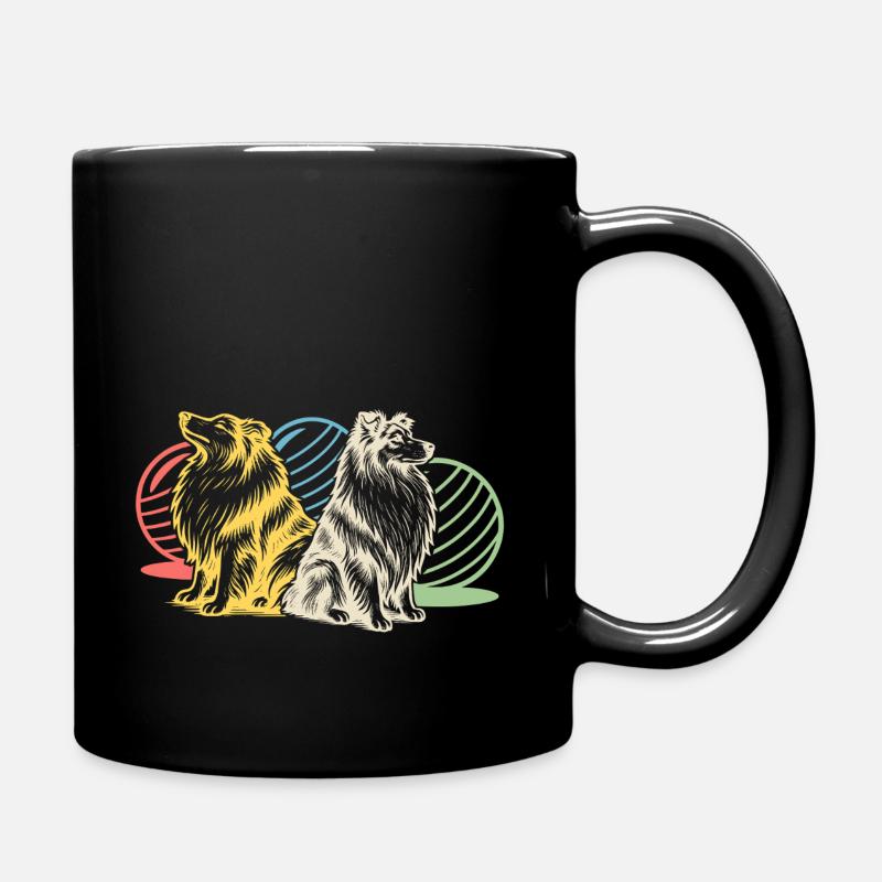 Treibball (bunt) - Tasse einfarbig - Schwarz