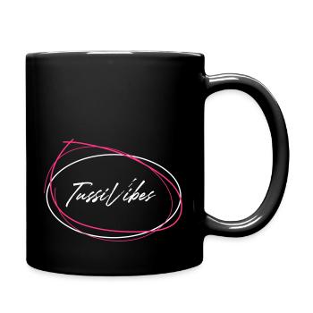 Welt wird bunter - TussiVibes - Tasse einfarbig - Schwarz - Rechts