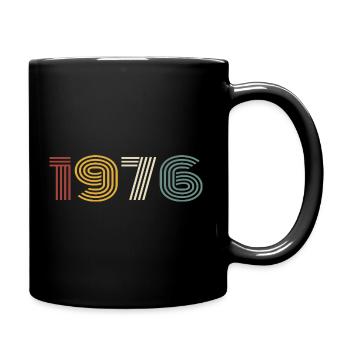 1976 Retro Style 1976 Birthday 1976 Vintage - Full Colour Mug - black - Right