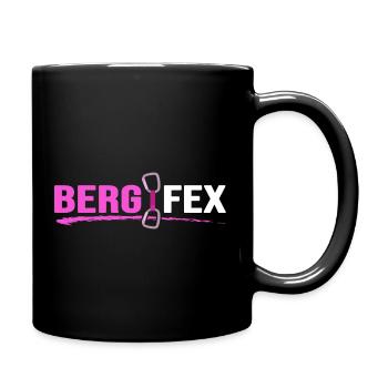 Bergfex Bergsteiger Alpinist Bergwandern - Tasse einfarbig - Schwarz - Rechts