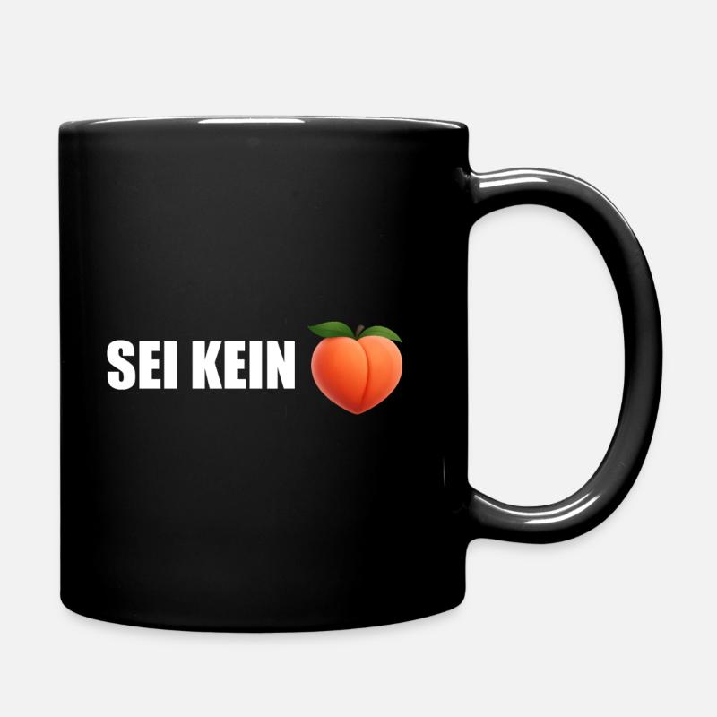 Ne soyez pas une pêche - Mug uni - noir
