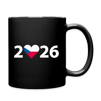I love Tschechien 2026, Urlaub in Tschechien 2026 - Tasse einfarbig - Schwarz - Rechts