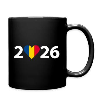J’aime la Roumanie 2026, vacances en Roumanie 2026 - Mug uni - noir - Droite