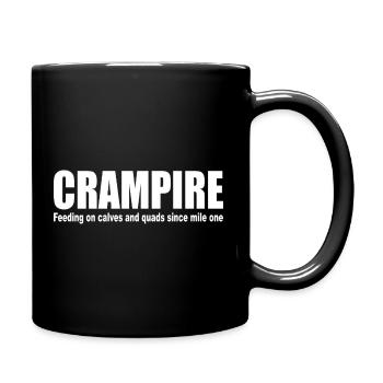 CRAMPIRE Waden Quads Marathon Running Vampir - Tasse einfarbig - Schwarz - Rechts
