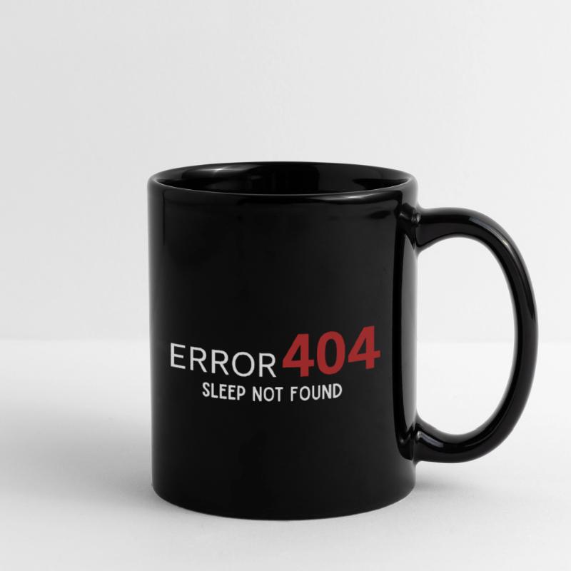 Error 404 Sleep Not Found – Pattern for Developers Full Colour Mug