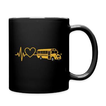Herzbus: Love on Wheels - Full Colour Mug - black - Right