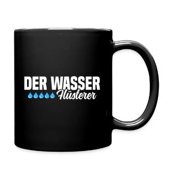 Le Chuchoteur d’Eau - Mug uni - noir - Droite