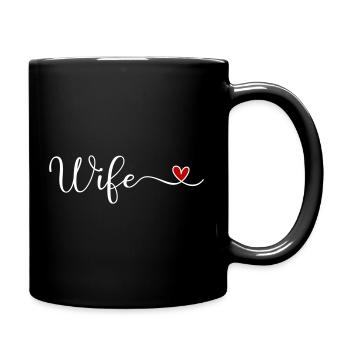 Femme - Mug uni - noir - Droite