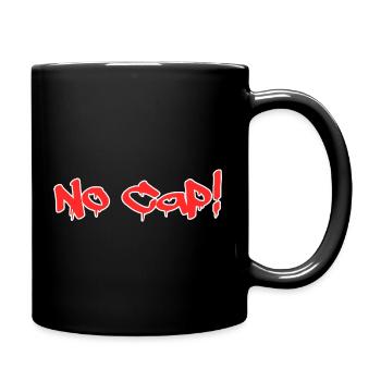 No Cap - Tasse einfarbig - Schwarz - Rechts
