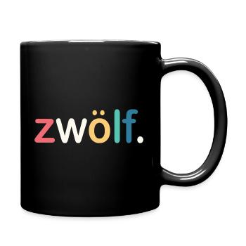 12th Birthday Gift - Full Colour Mug - black - Right