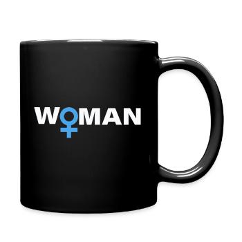 Woman - Full Colour Mug - black - Right
