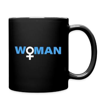 WOMAN - Tasse einfarbig - Schwarz - Rechts
