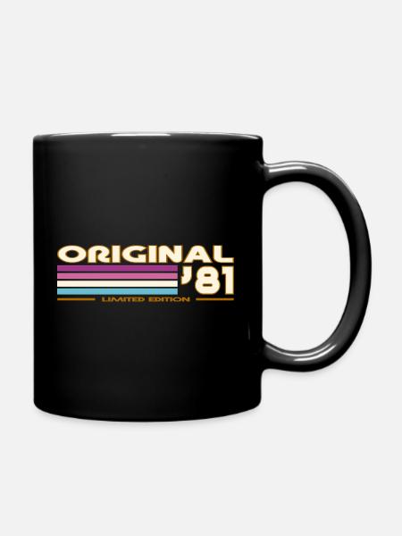 1981 - Tasse einfarbig - Schwarz