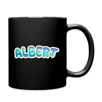 Albert als Beruf - Tasse einfarbig - Schwarz - Rechts