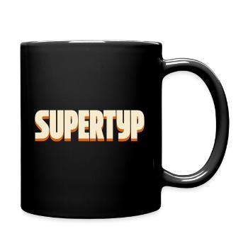 Supertype – Conception de déclaration - Mug uni - noir - Droite