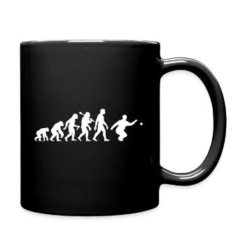 Graphique d’évolution des joueurs de bocce et de pétanque - Mug uni - noir - Droite