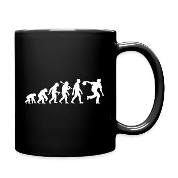 Bowling Evolution Skittles for Bowling Club - Full Colour Mug - black - Right
