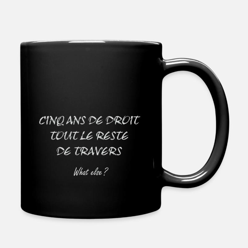 5 ans de droit - Mug uni - noir