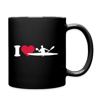 canoe Polo - Full Colour Mug - black - Right