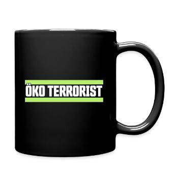 Eco terrorist - Full Colour Mug - black - Right