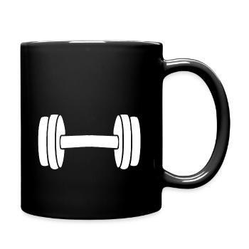Dumbbell - Full Colour Mug - black - Right