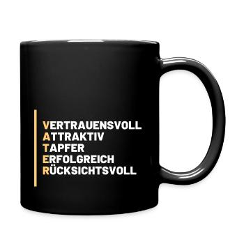 Father's Day Gift & Father's Day Idea for Fathers, Dad - Full Colour Mug - black - Right