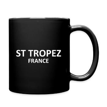 Saint Tropez - France - Cote d'Azur - Full Colour Mug - black - Right