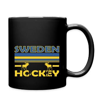 Sweden Hockey / Sweden Ice Hockey - Full Colour Mug - black - Right