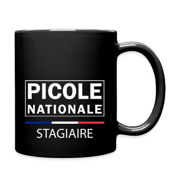 Picole Nationale - Stagiaire - Mug uni - noir - Droite