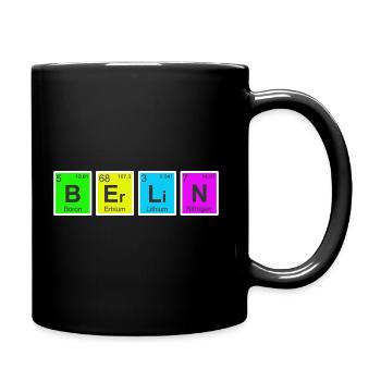 Berlin - Tasse einfarbig - Schwarz - Rechts