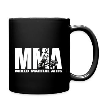 MMA Sport - Tasse einfarbig - Schwarz - Rechts