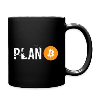 Plan B Bitcoin Crypto - Tasse einfarbig - Schwarz - Rechts